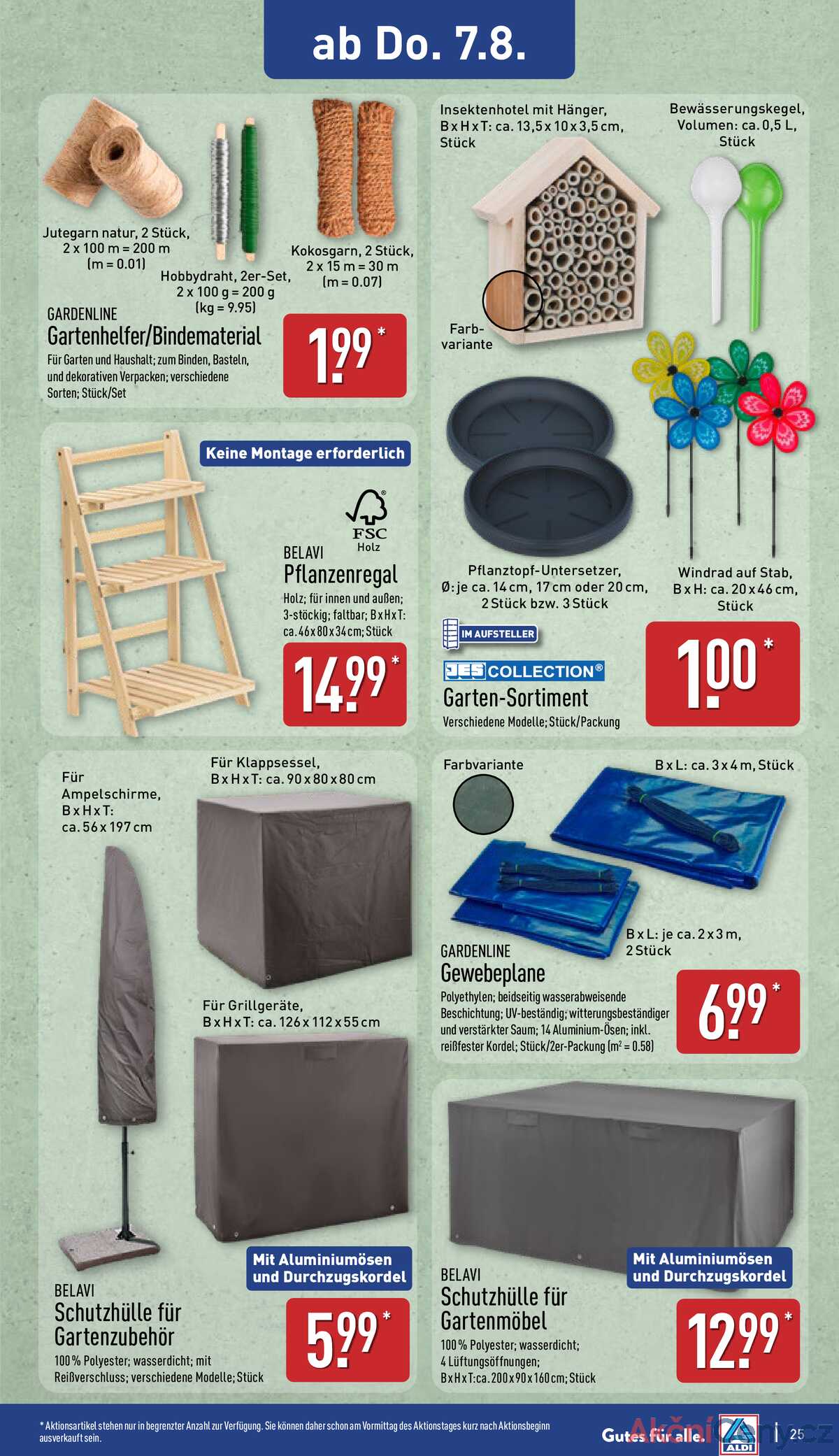 Leták ALDI Německo 4.8.-10.8.2025 strana 25
