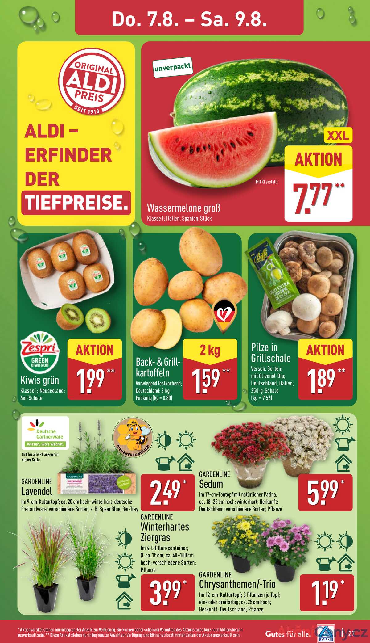 Leták ALDI Německo 4.8.-10.8.2025 strana 27