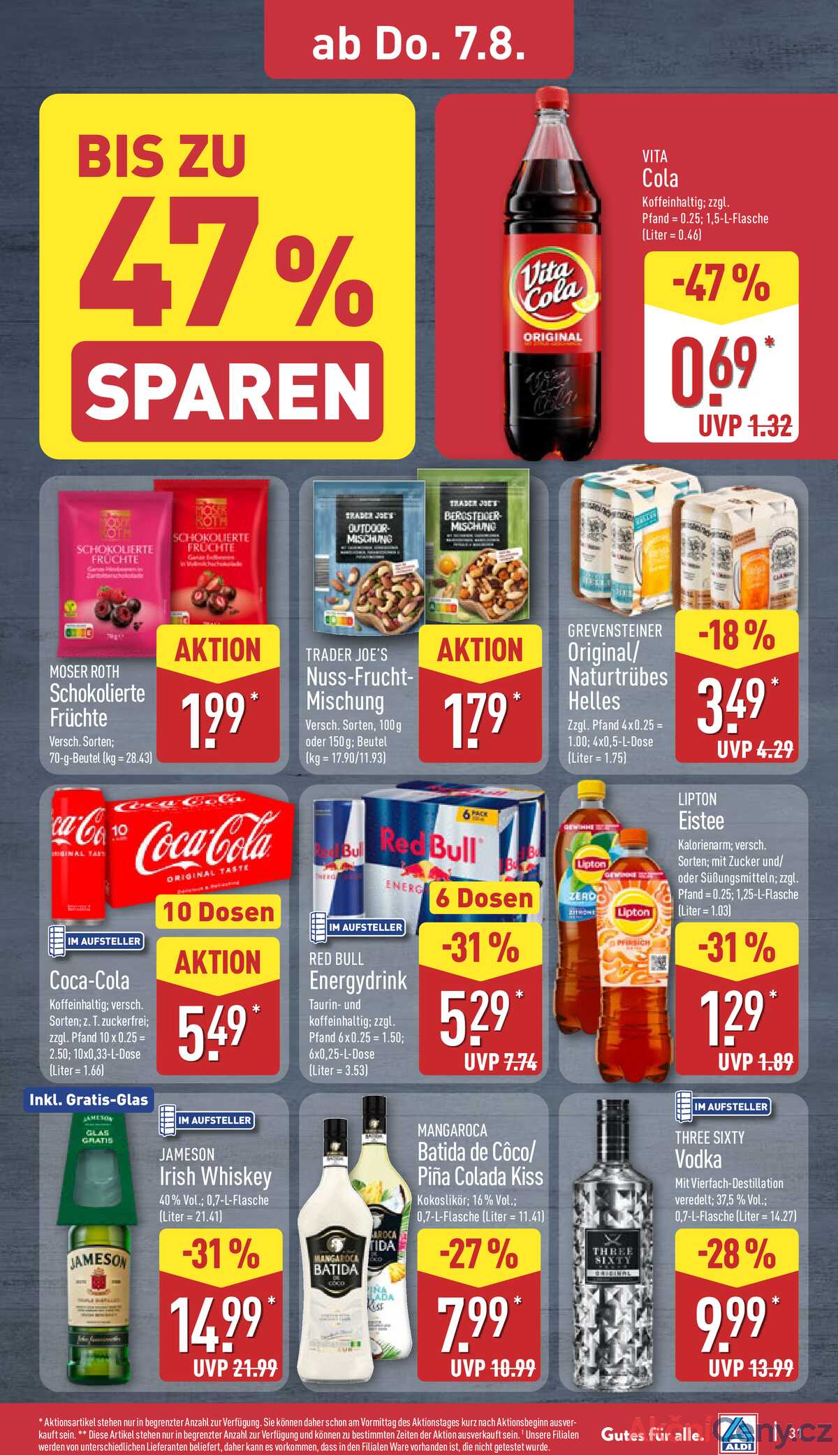 Leták ALDI Německo 4.8.-10.8.2025 strana 31