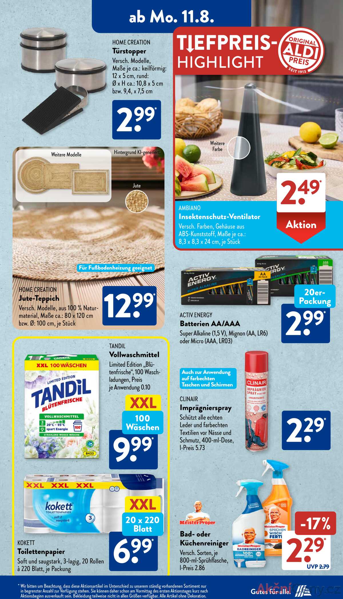 Leták ALDI SÜD Německo 11.8.-17.8.2025 strana 7