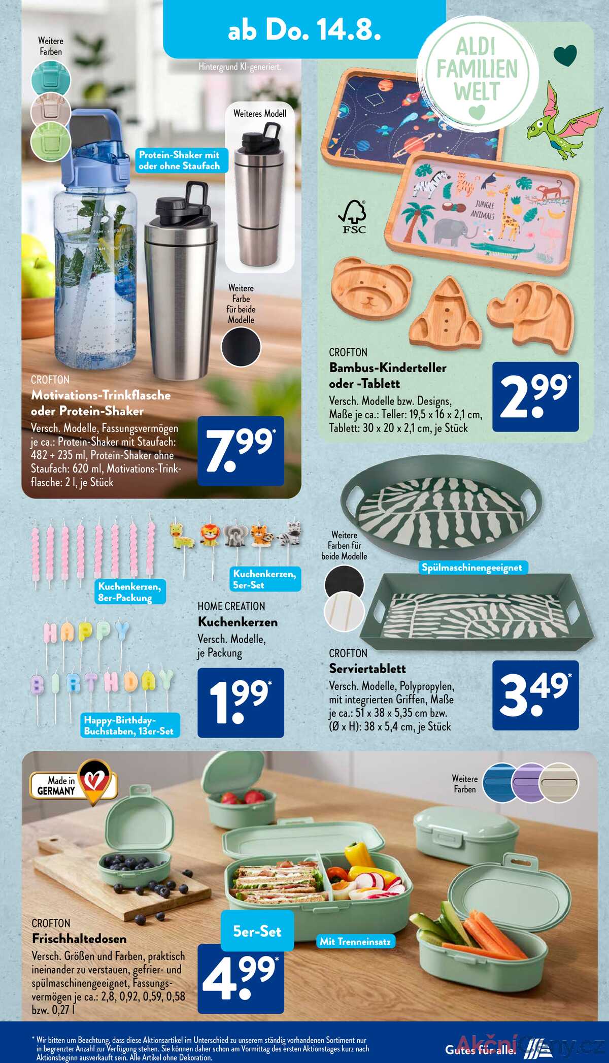 Leták ALDI SÜD Německo 11.8.-17.8.2025 strana 9