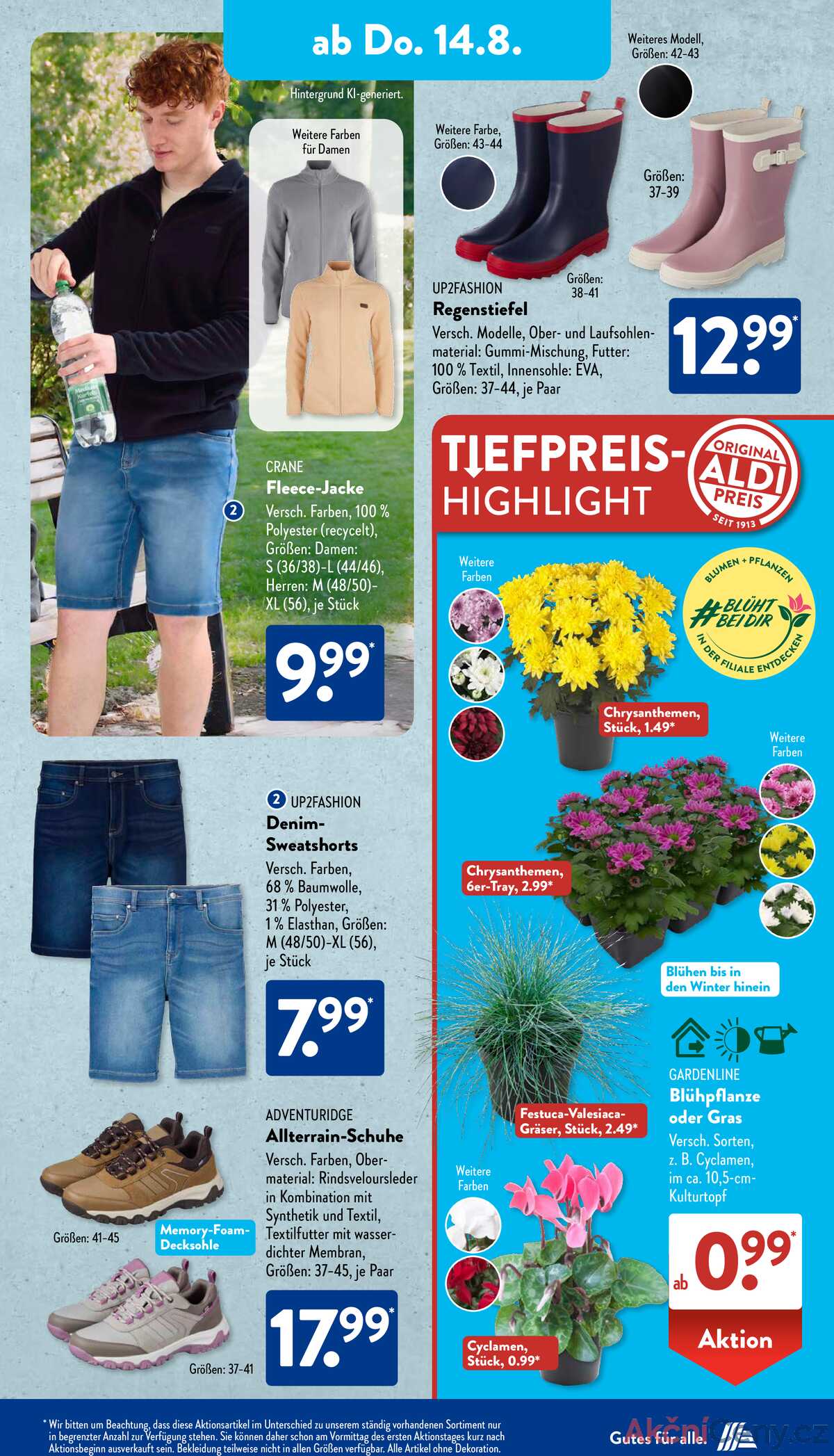 Leták ALDI SÜD Německo 11.8.-17.8.2025 strana 13