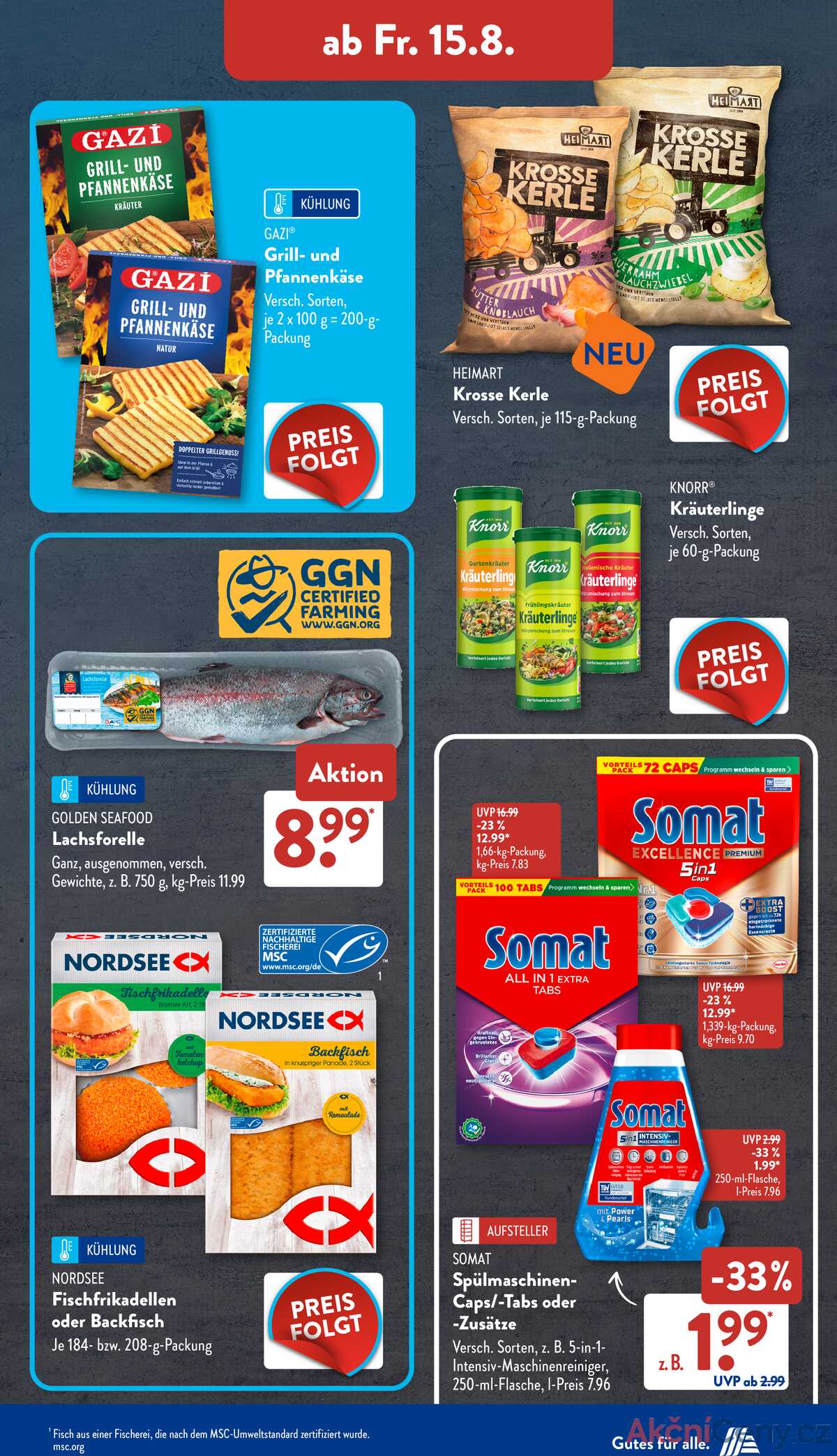 Leták ALDI SÜD Německo 11.8.-17.8.2025 strana 15