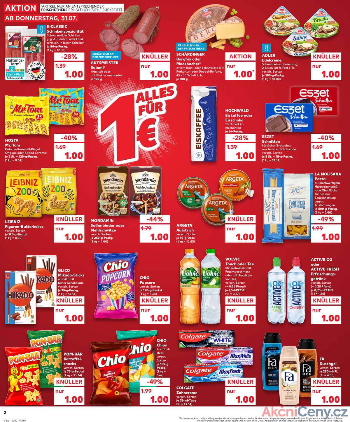 Leták Kaufland Německo 31.7.-6.8.2025 strana 2