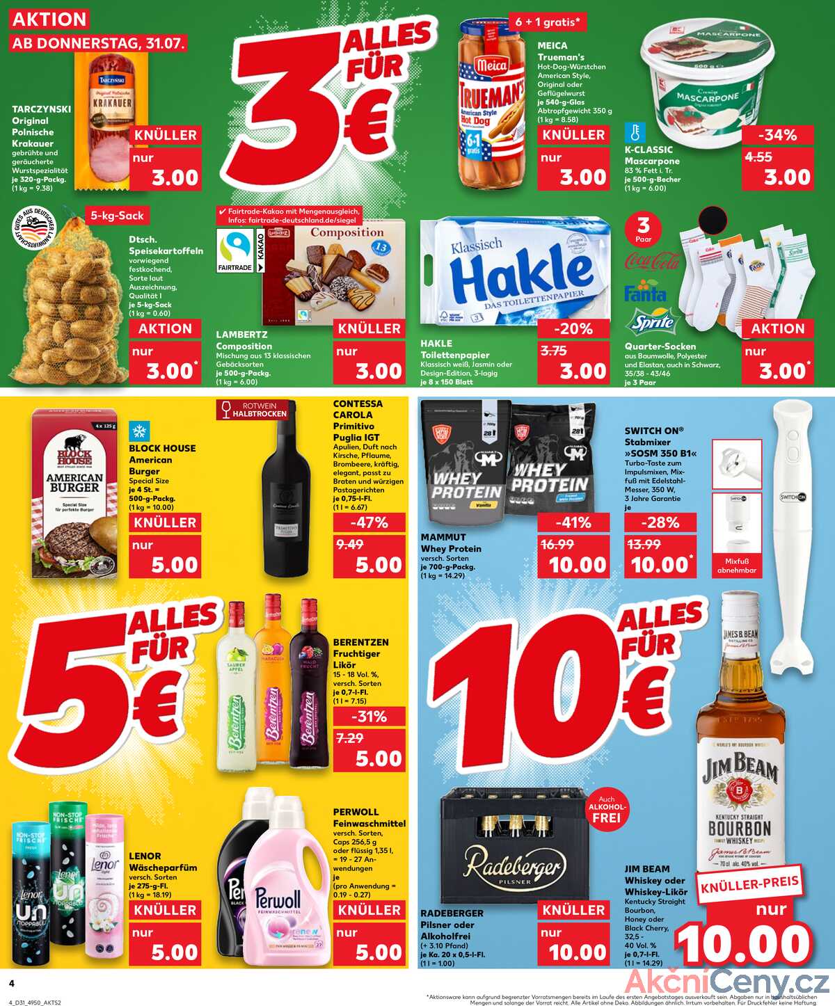 Leták Kaufland Německo 31.7.-6.8.2025 strana 4