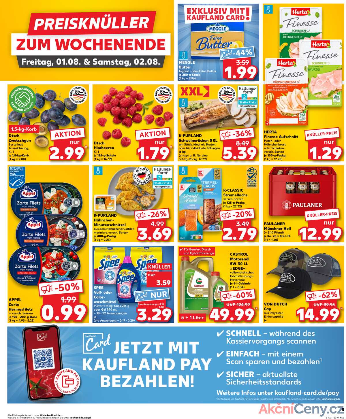 Leták Kaufland Německo 31.7.-6.8.2025 strana 5