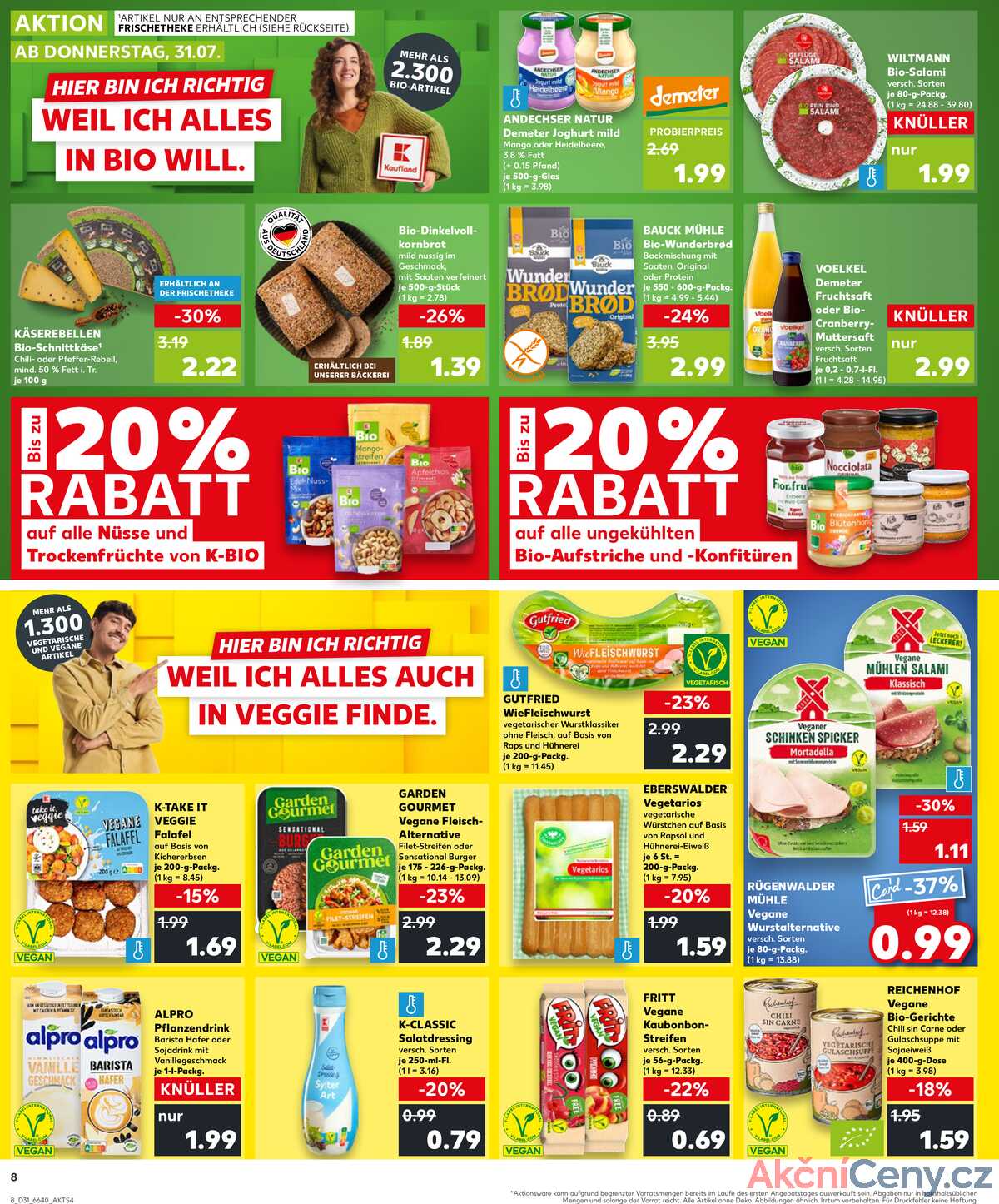 Leták Kaufland Německo 31.7.-6.8.2025 strana 8