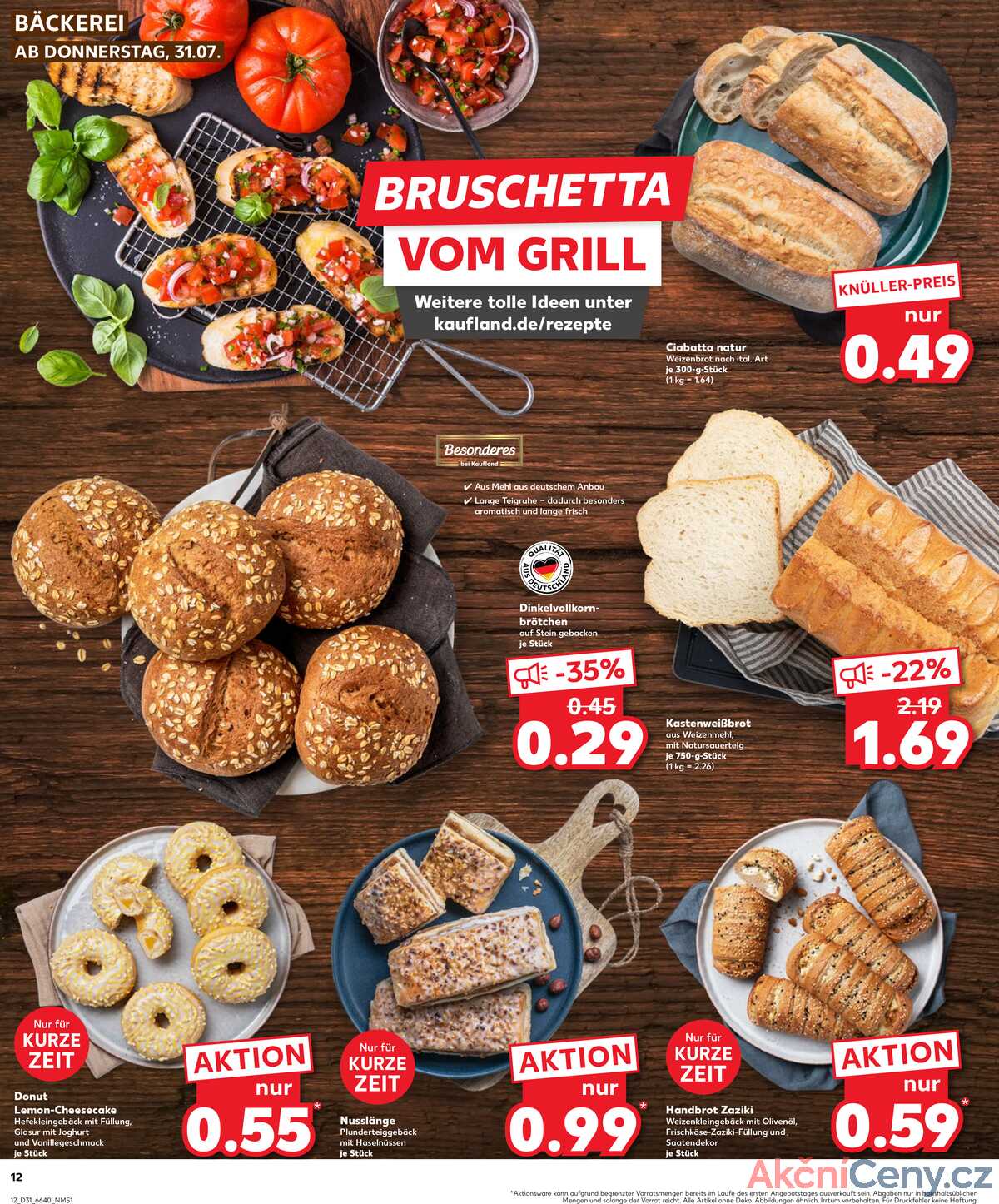 Leták Kaufland Německo 31.7.-6.8.2025 strana 12