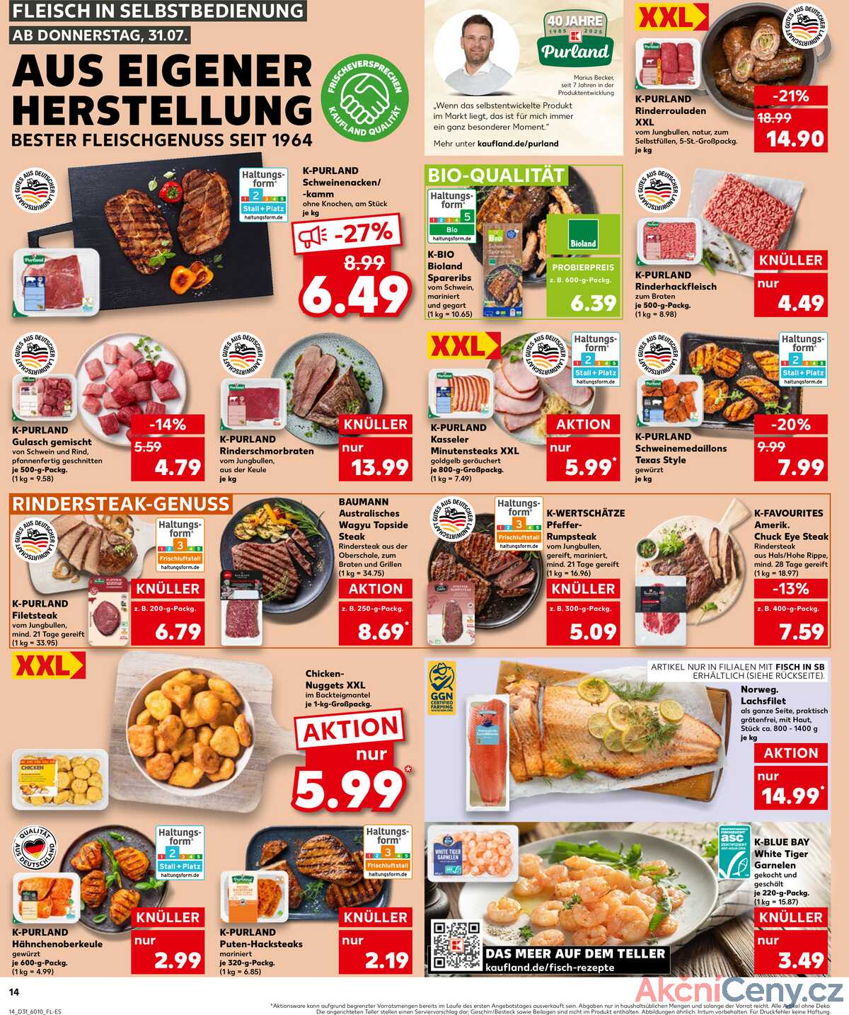 Leták Kaufland Německo 31.7.-6.8.2025 strana 14