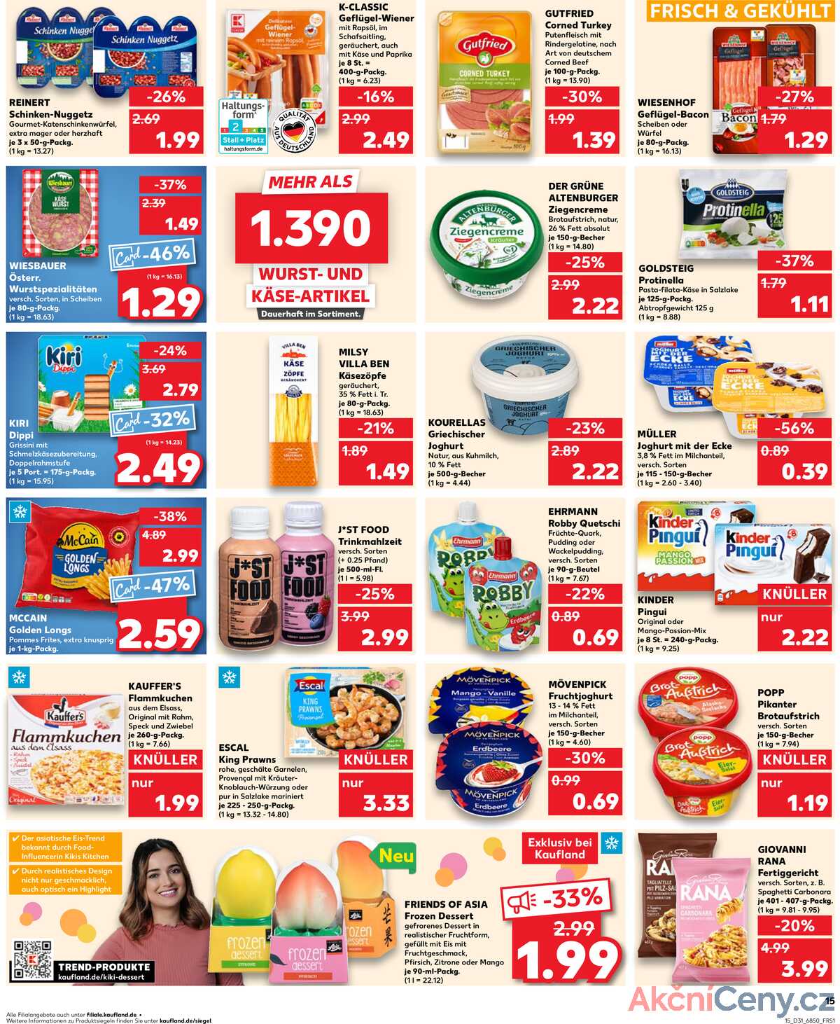 Leták Kaufland Německo 31.7.-6.8.2025 strana 15