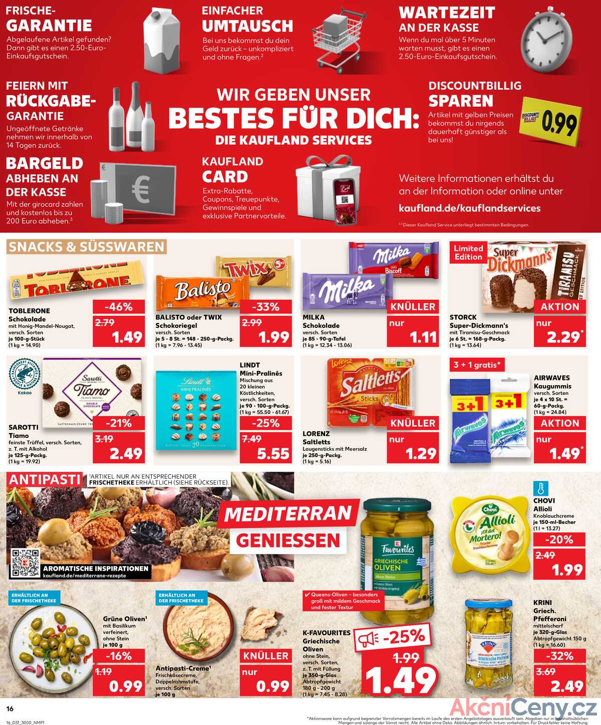 Leták Kaufland Německo 31.7.-6.8.2025 strana 16