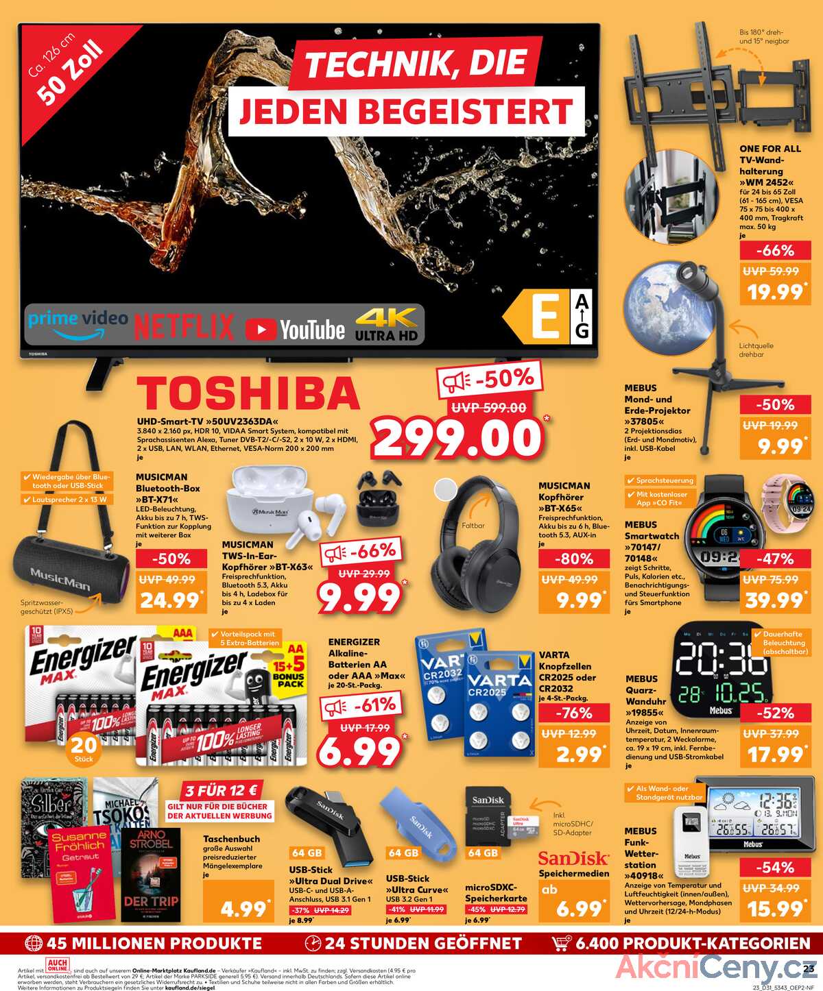 Leták Kaufland Německo 31.7.-6.8.2025 strana 23