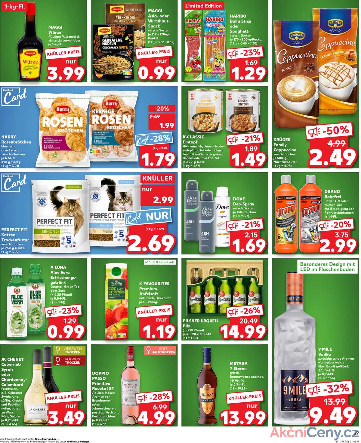 Leták Kaufland Německo 31.7.-6.8.2025 strana 27