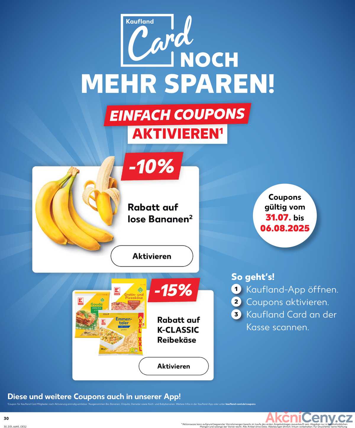 Leták Kaufland Německo 31.7.-6.8.2025 strana 30