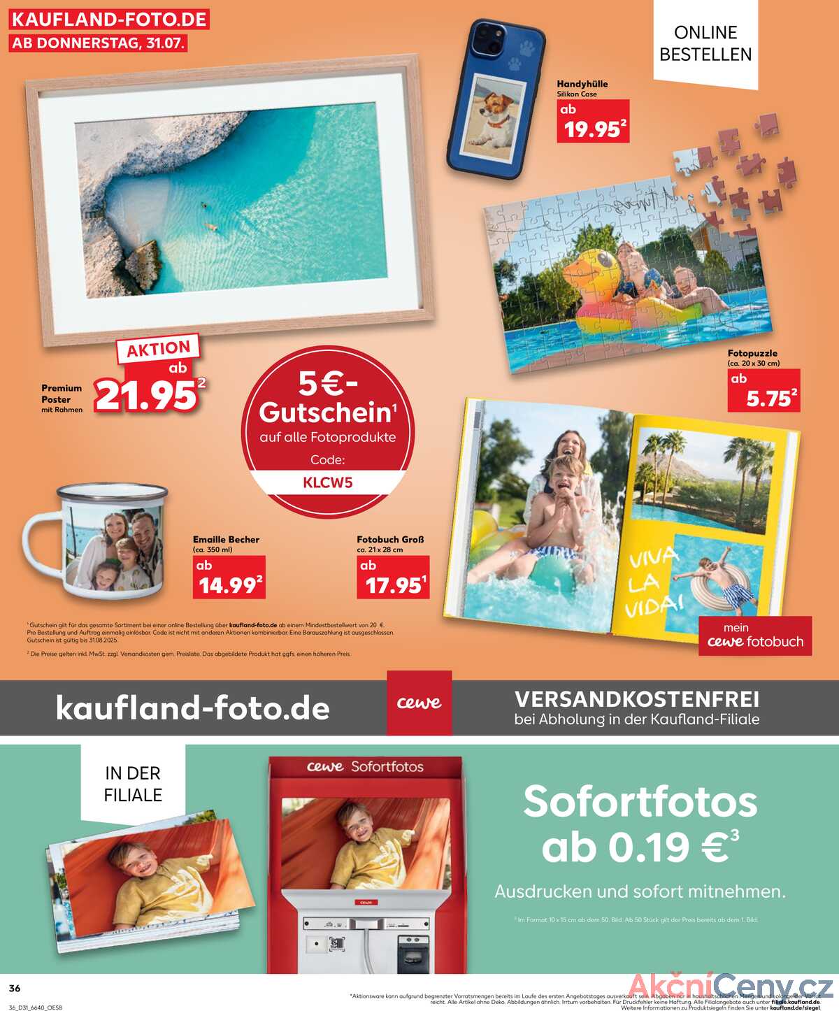 Leták Kaufland Německo 31.7.-6.8.2025 strana 36