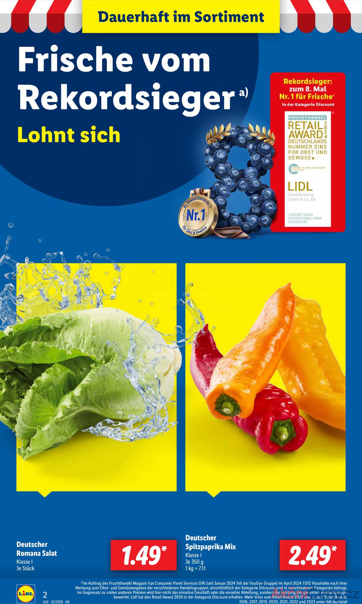 Leták Lidl Německo 4.8.-9.8.2025 strana 2