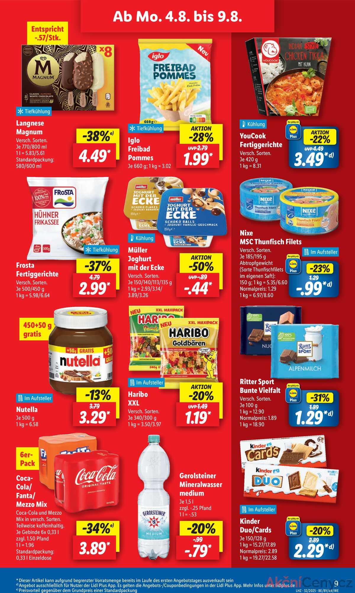 Leták Lidl Německo 4.8.-9.8.2025 strana 15
