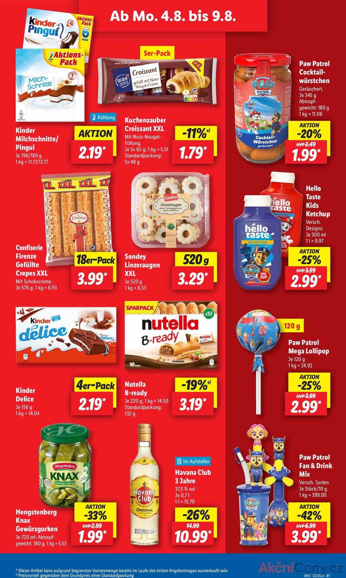 Leták Lidl Německo 4.8.-9.8.2025 strana 19