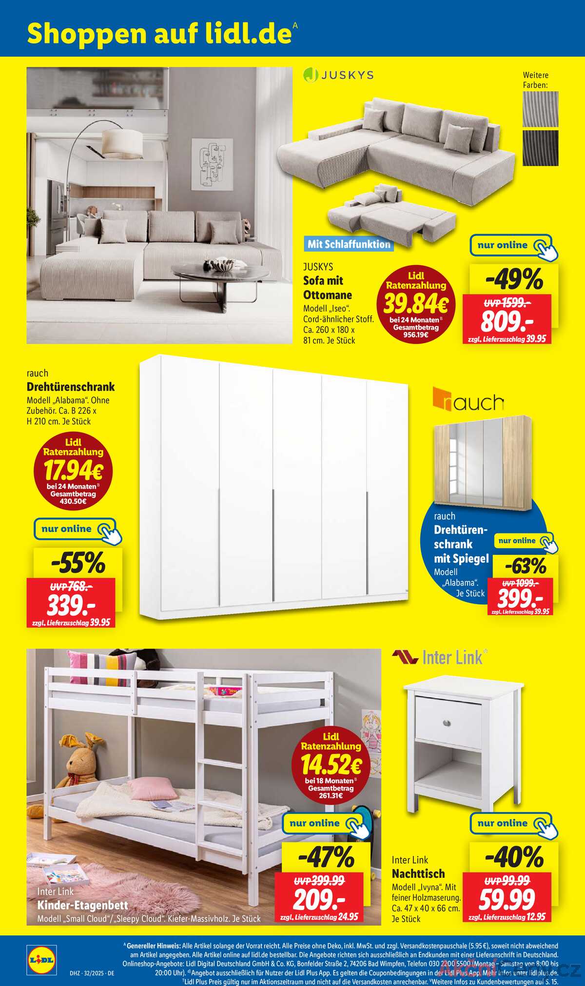 Leták Lidl Německo 4.8.-9.8.2025 strana 38
