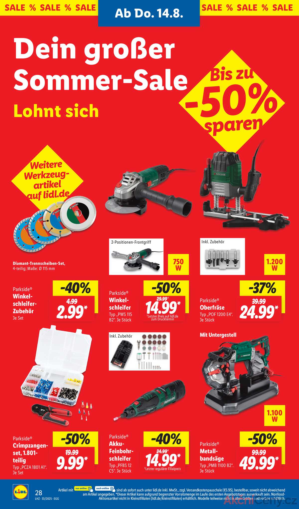 Leták Lidl Německo 11.8.-16.8.2025 strana 14