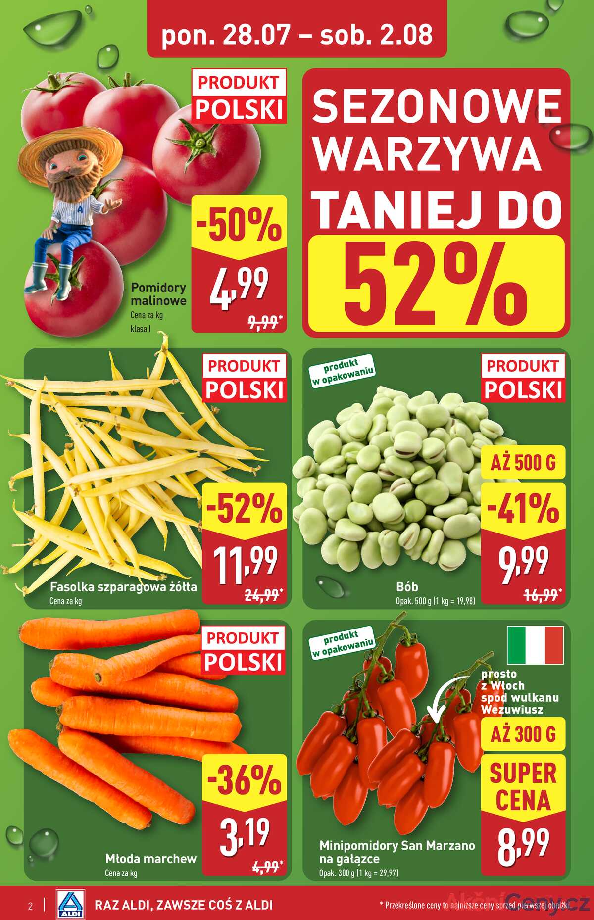 Leták Aldi Polsko 28.7.-2.8.2025 strana 2