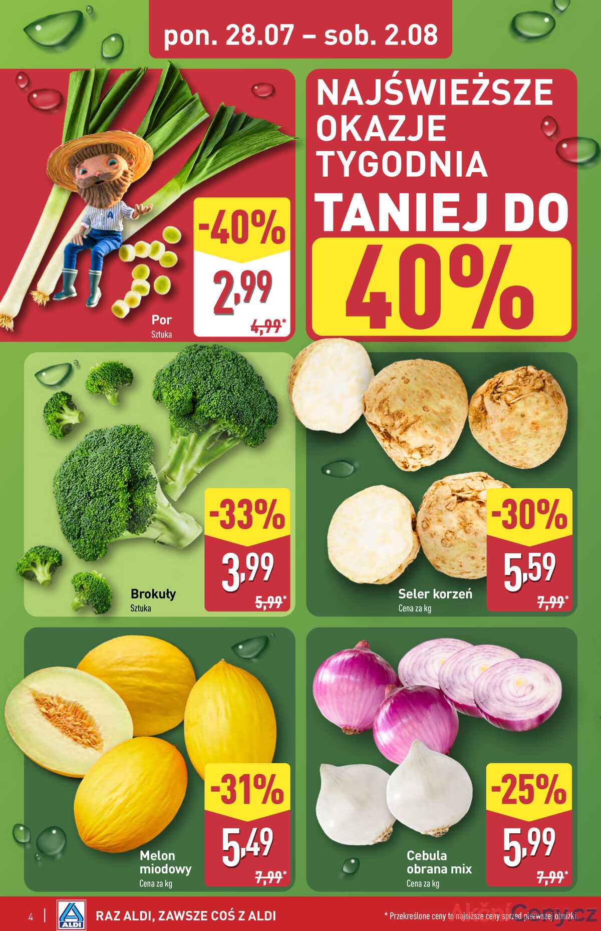 Leták Aldi Polsko 28.7.-2.8.2025 strana 4