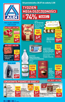 Leták Aldi Polsko 28.7.-2.8.2025