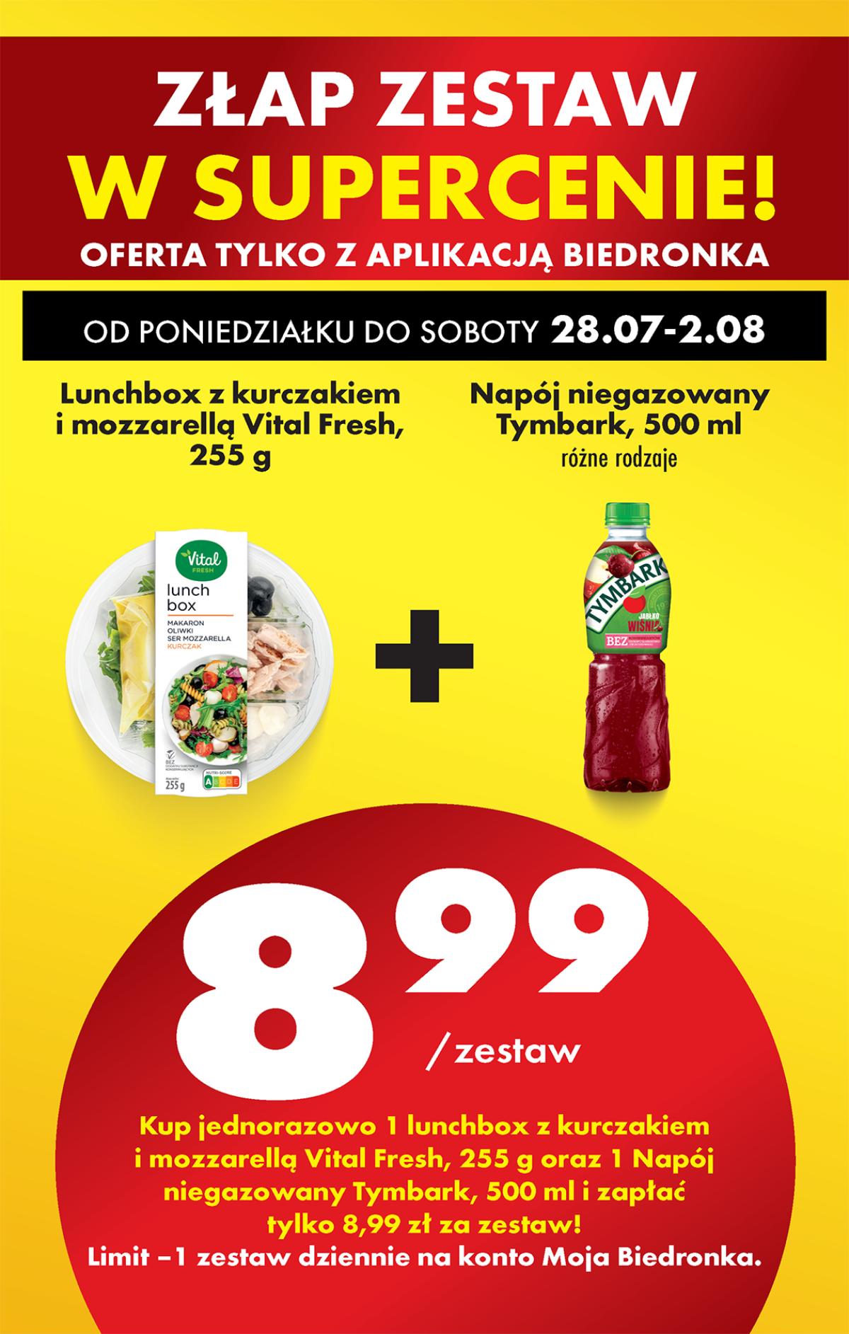 Leták Biedronka Polsko 28.7.-3.8.2025 strana 2
