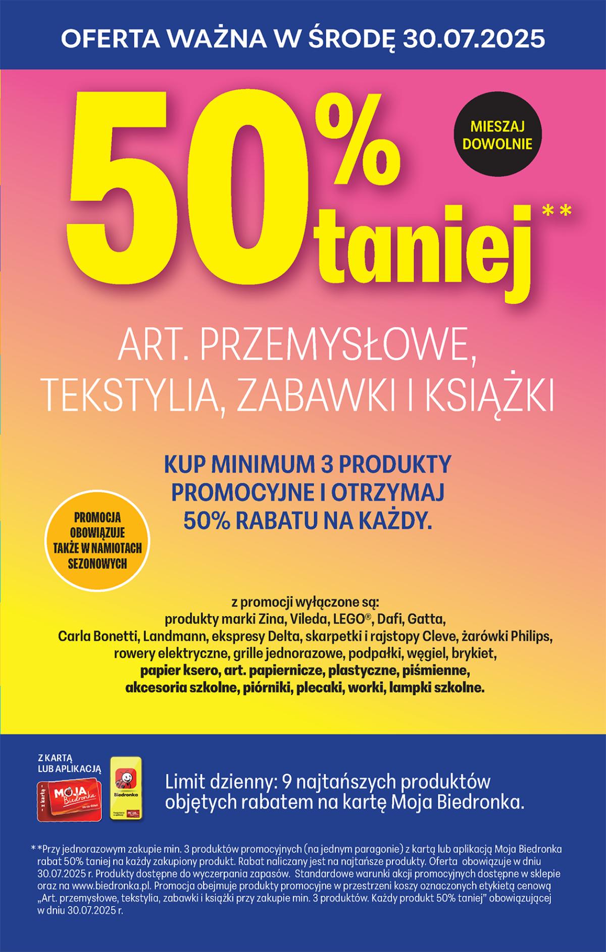 Leták Biedronka Polsko 28.7.-3.8.2025 strana 7