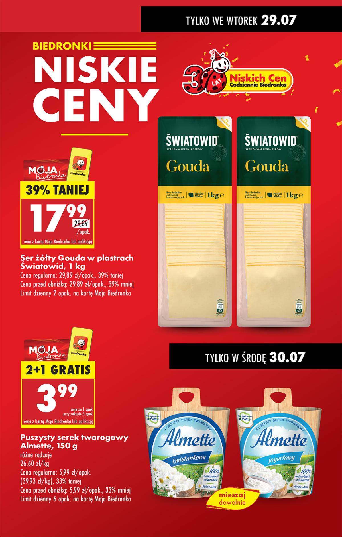 Leták Biedronka Polsko 28.7.-3.8.2025 strana 9