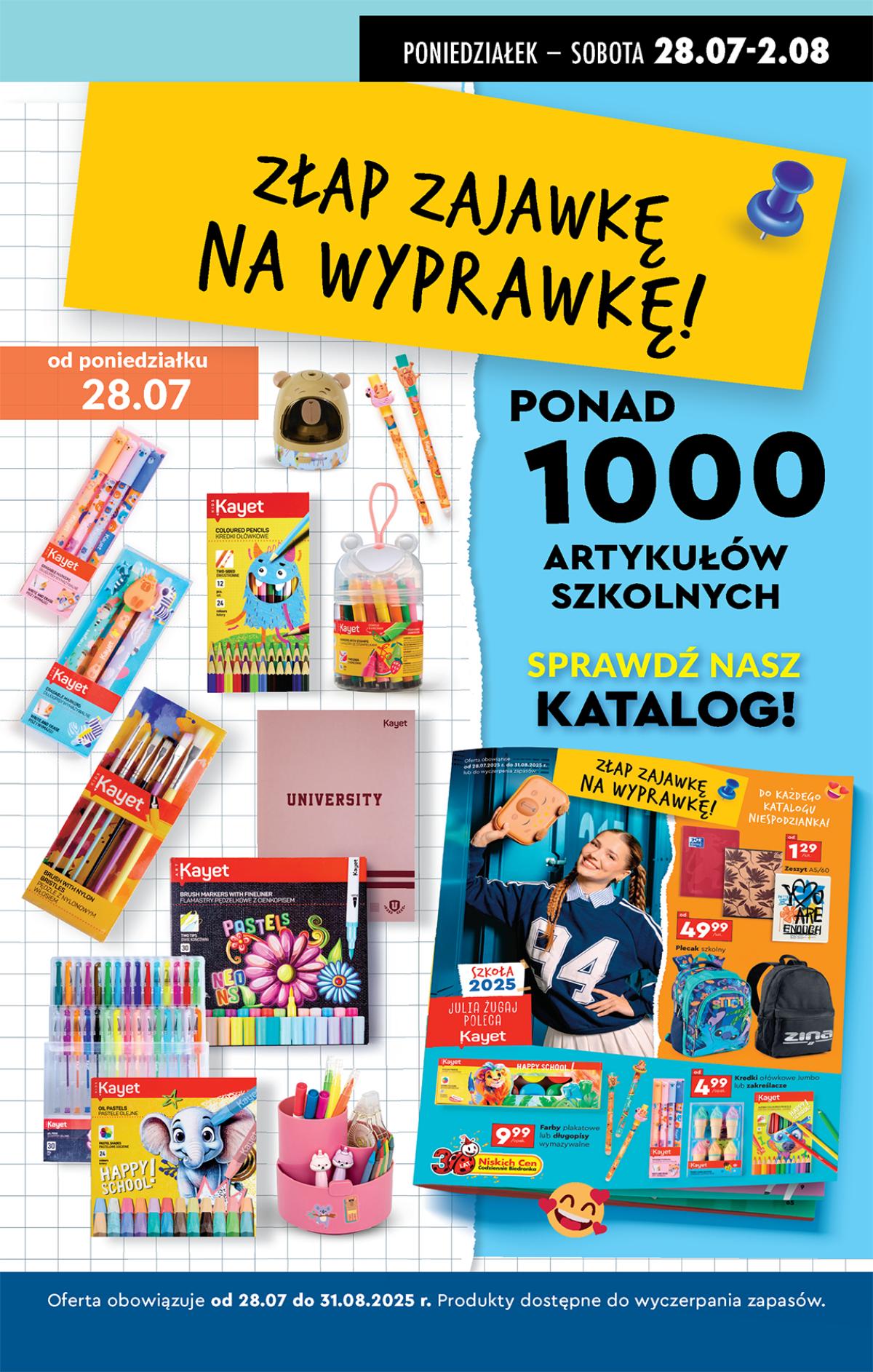 Leták Biedronka Polsko 28.7.-3.8.2025 strana 82