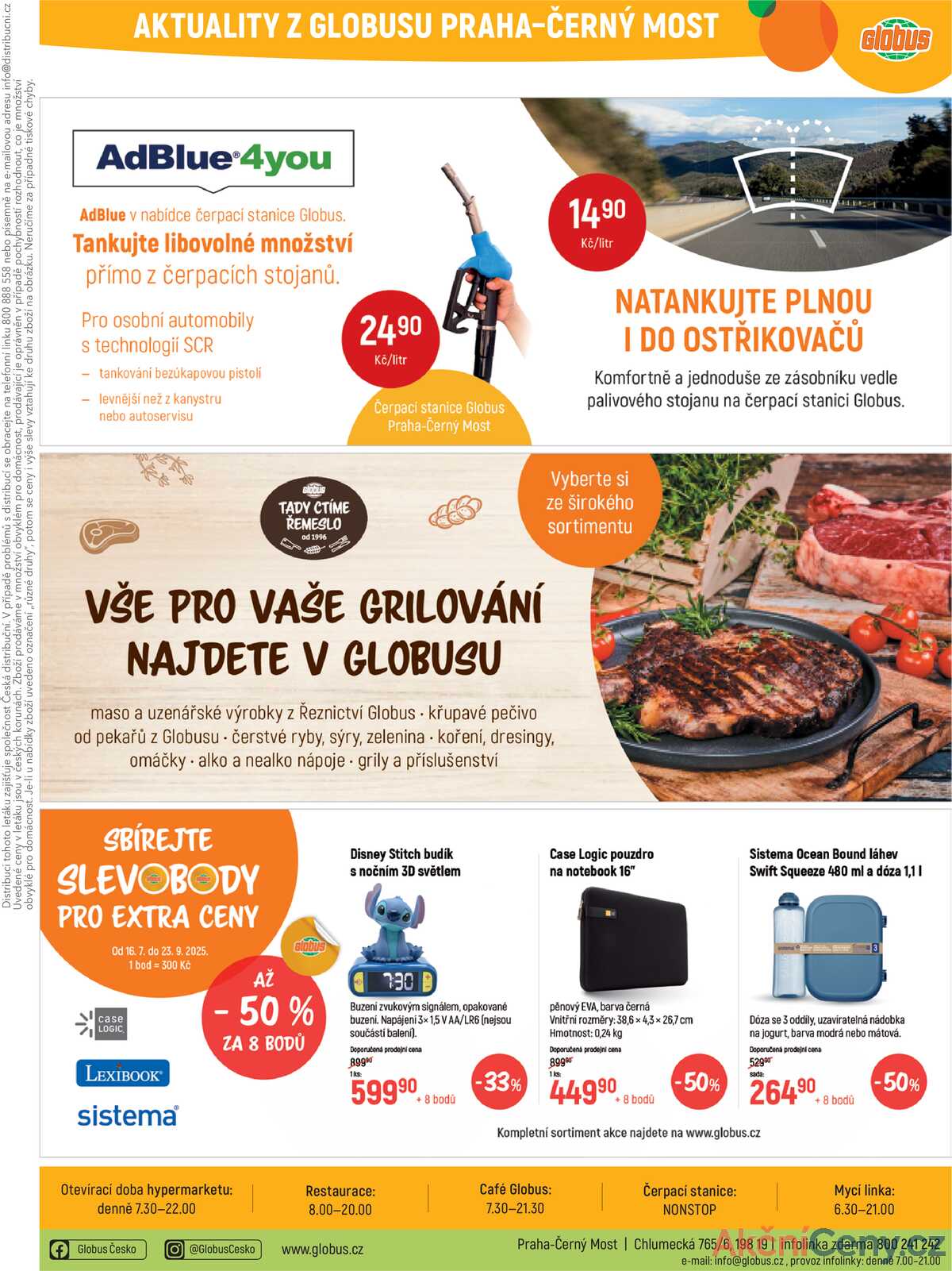 Akční leták Globus 30.7. - 5.8.2025 - Globus Praha - Centrum Černý Most strana 34