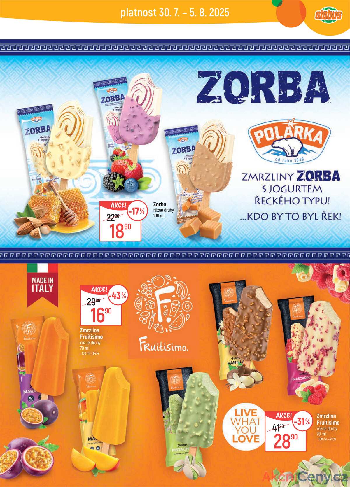 Akční leták Globus 30.7. - 5.8.2025 - Globus Praha - Zličín strana 2