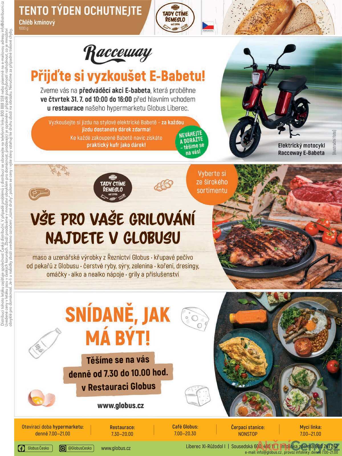 Akční leták Globus 30.7. - 5.8.2025 - Globus Liberec strana 34