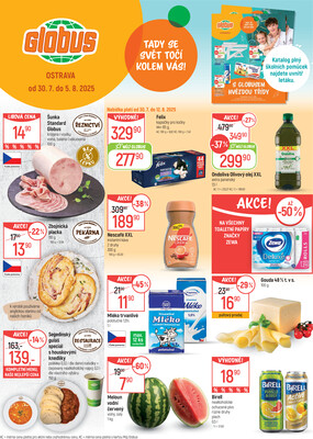 Akční leták Globus 30.7. - 5.8.2025 - Globus Ostrava