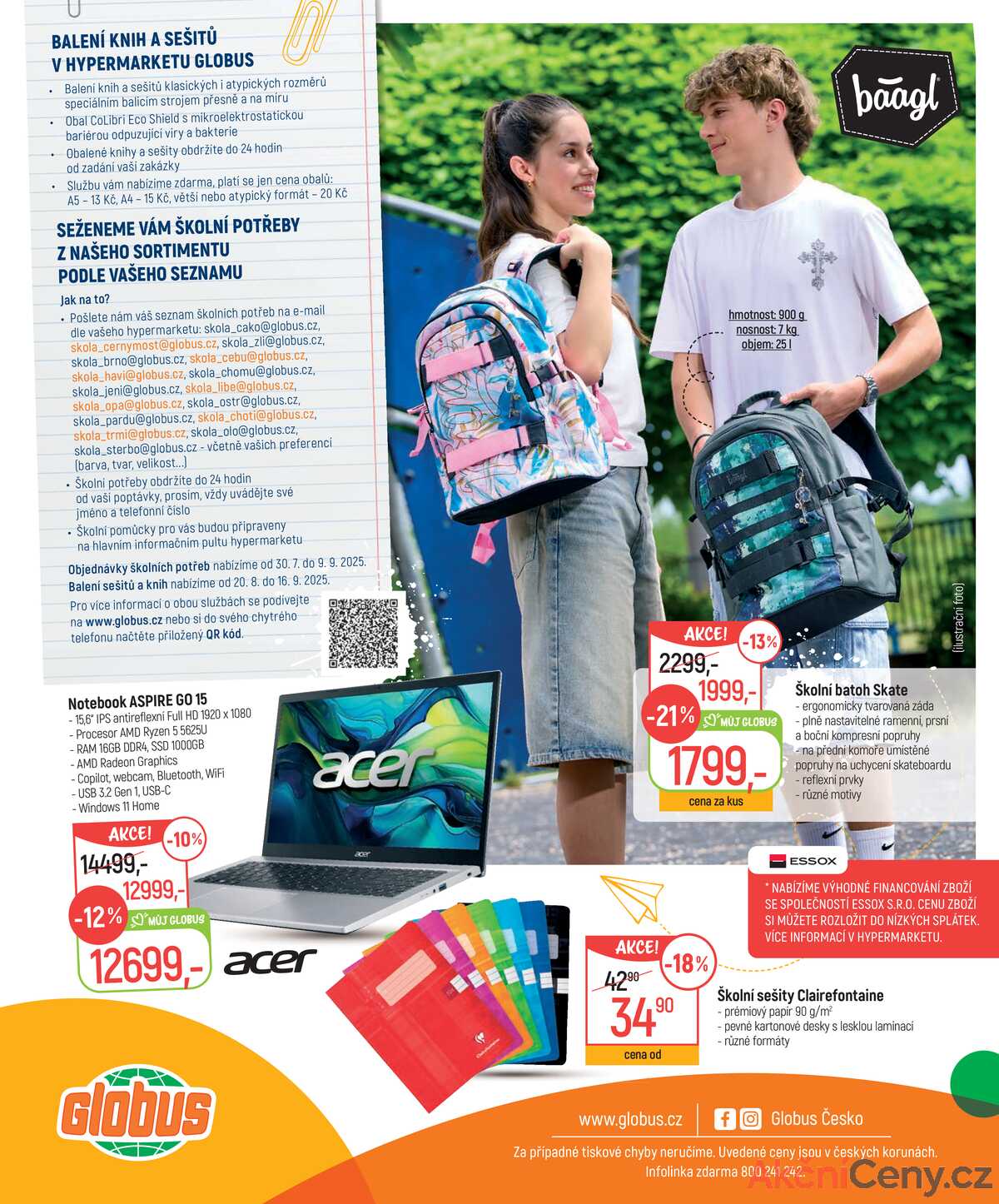 Akční leták Globus 30.7. - 9.9.2025 - Globus Brno Ivanovice strana 32
