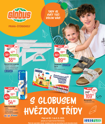Akční leták Globus 30.7. - 9.9.2025 - Globus Praha - Štěrboholy