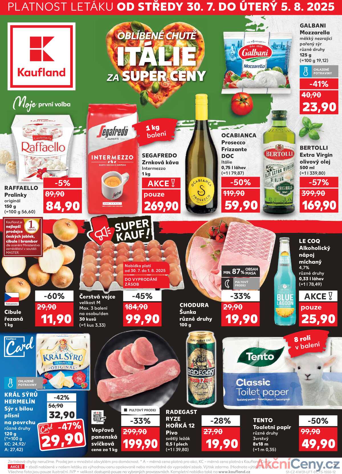 Kaufland 30.7. - 5.8. - Kaufland - Praha 12 (Modřany) strana 1