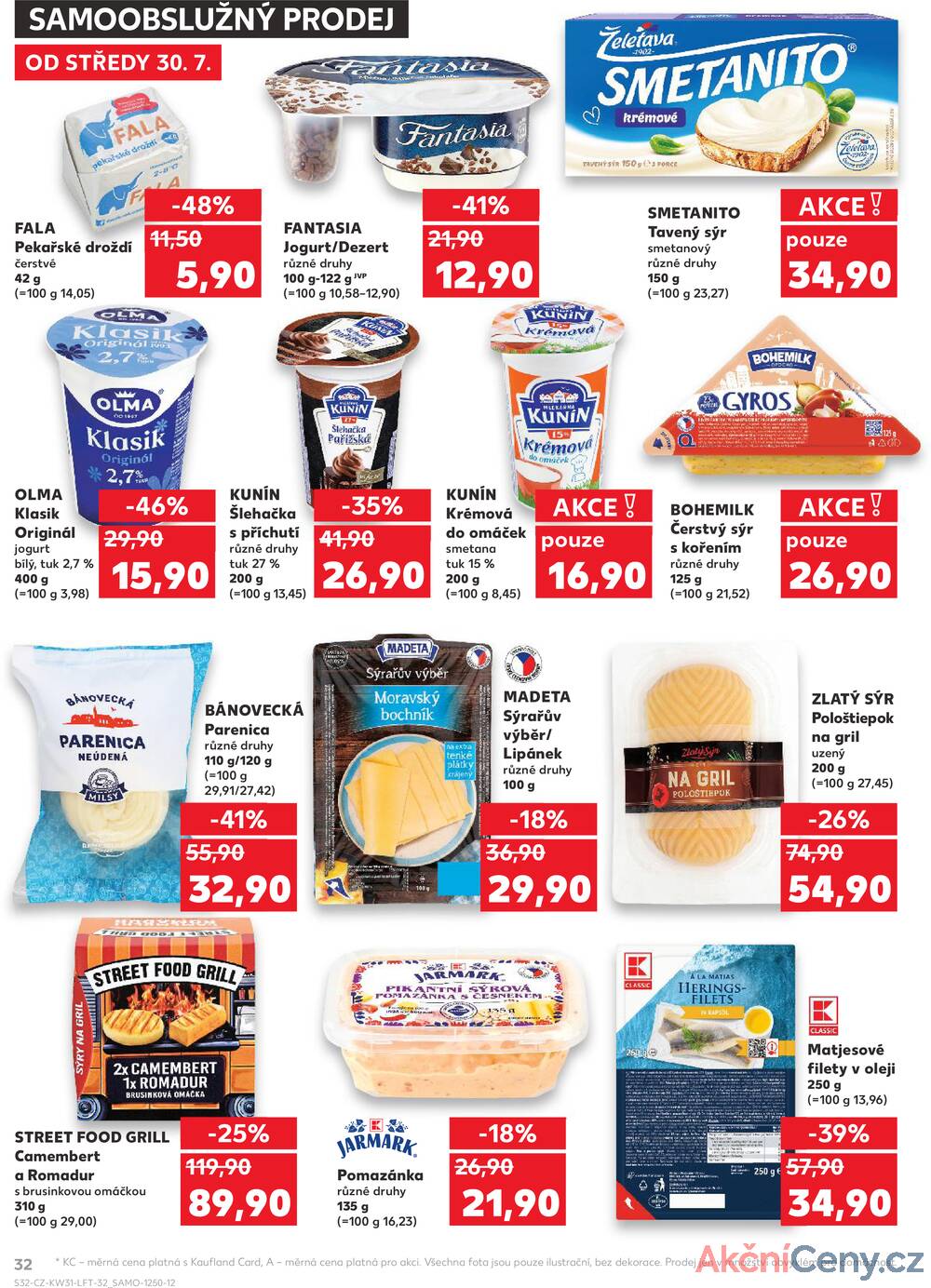 Leták Kaufland - Kaufland 30.7. - 5.8. - Kaufland - Cheb - strana 32