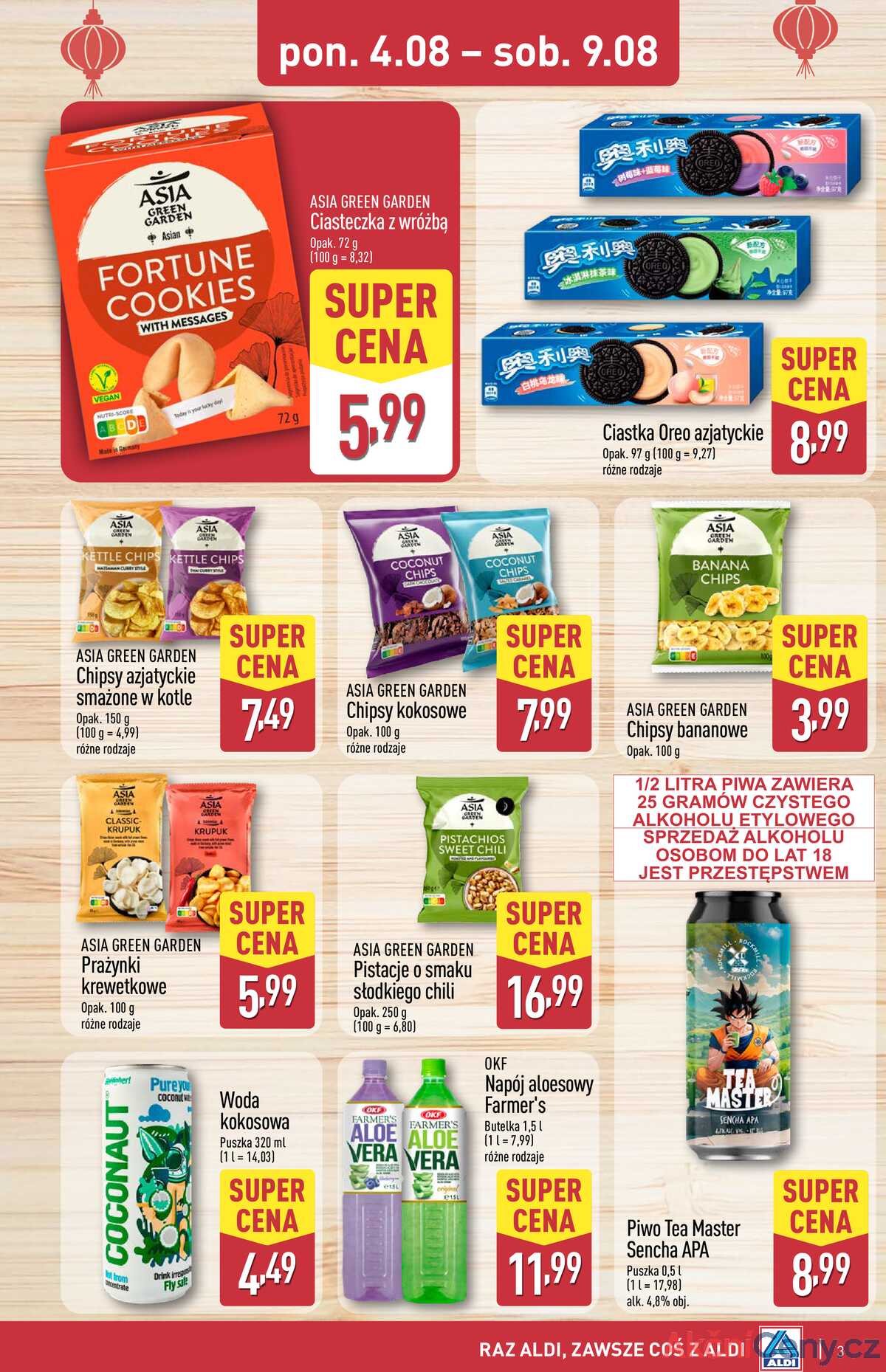 Leták Aldi Polsko 4.8.-9.8.2025 - Asijský týden strana 3
