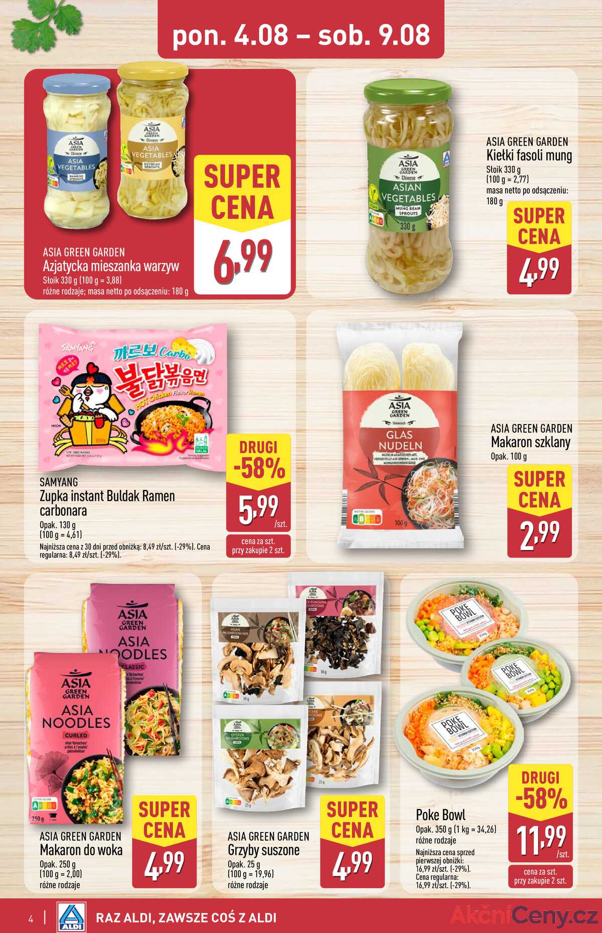 Leták Aldi Polsko 4.8.-9.8.2025 - Asijský týden strana 4