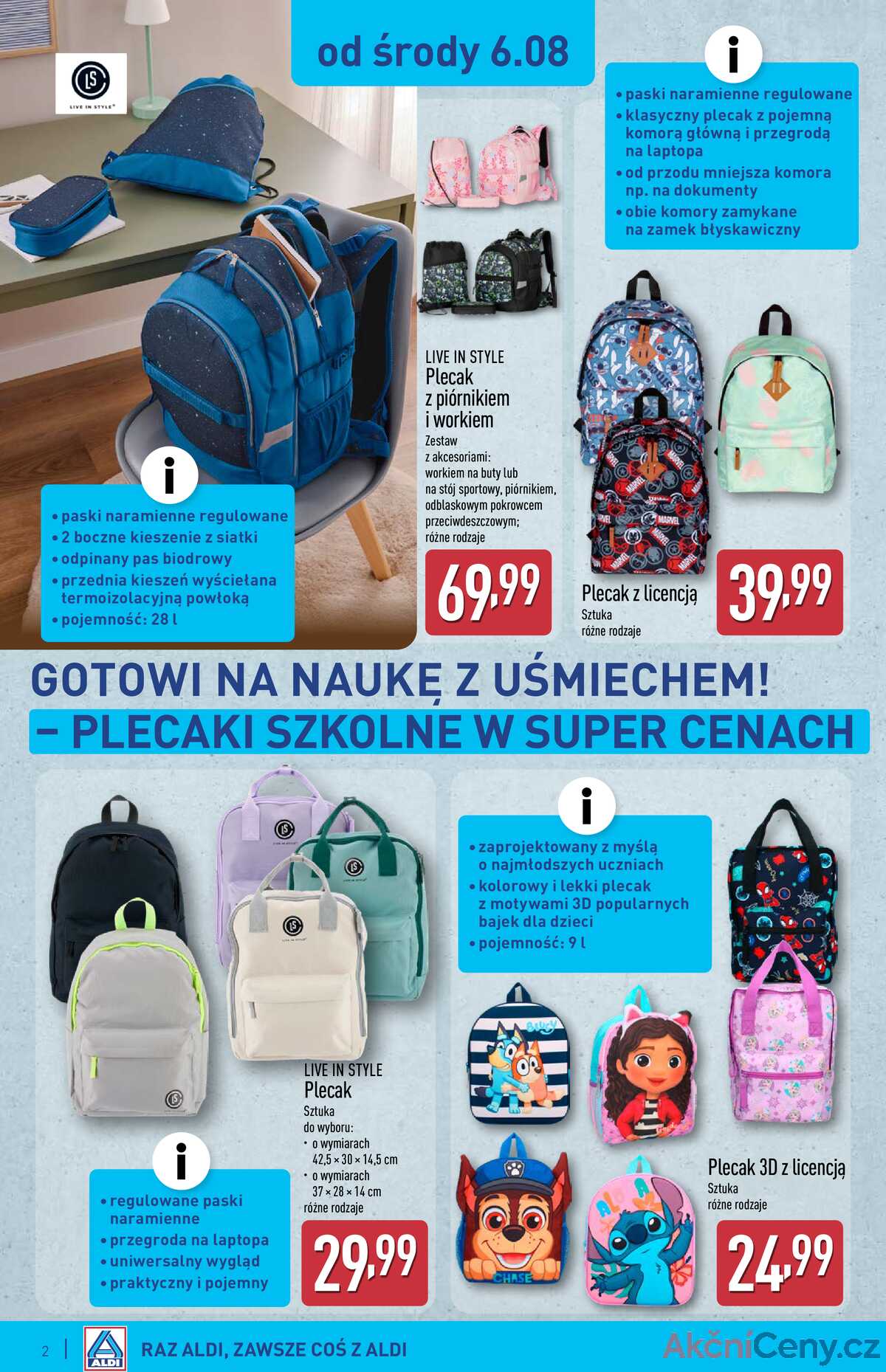 Leták Aldi Polsko 6.8.-12.8.2025 strana 2