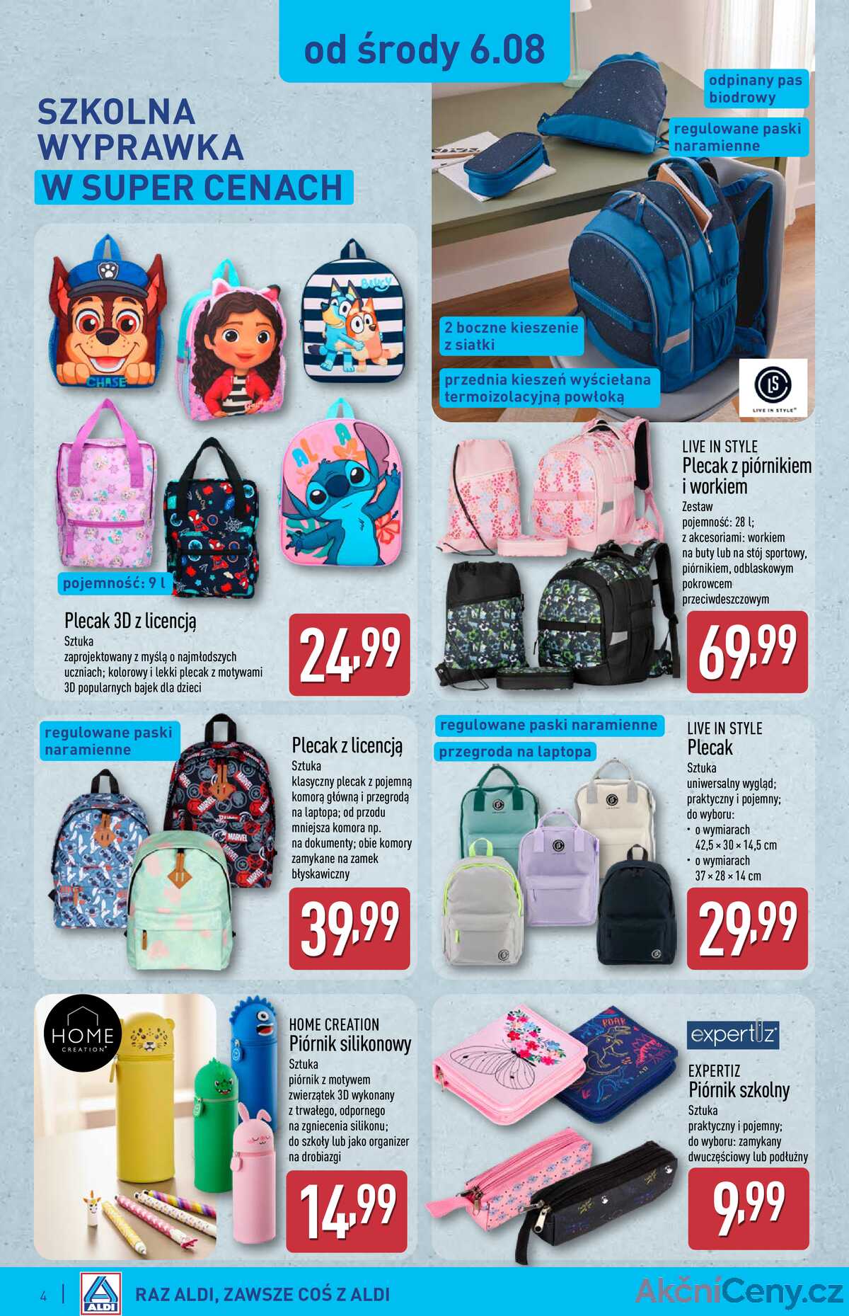 Leták Aldi Polsko 6.8.-12.8.2025 strana 4