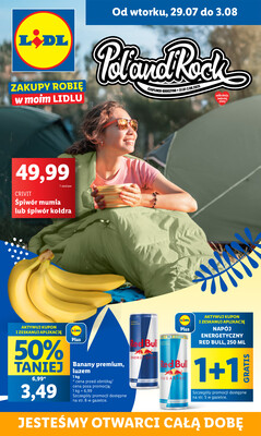 Leták Lidl Polsko 29.7.-4.8.2025