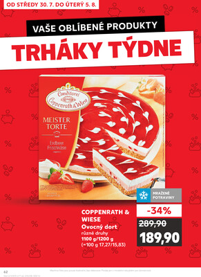 Kaufland 30.7. - 5.8. - Kaufland - Znojmo (Jarošova)