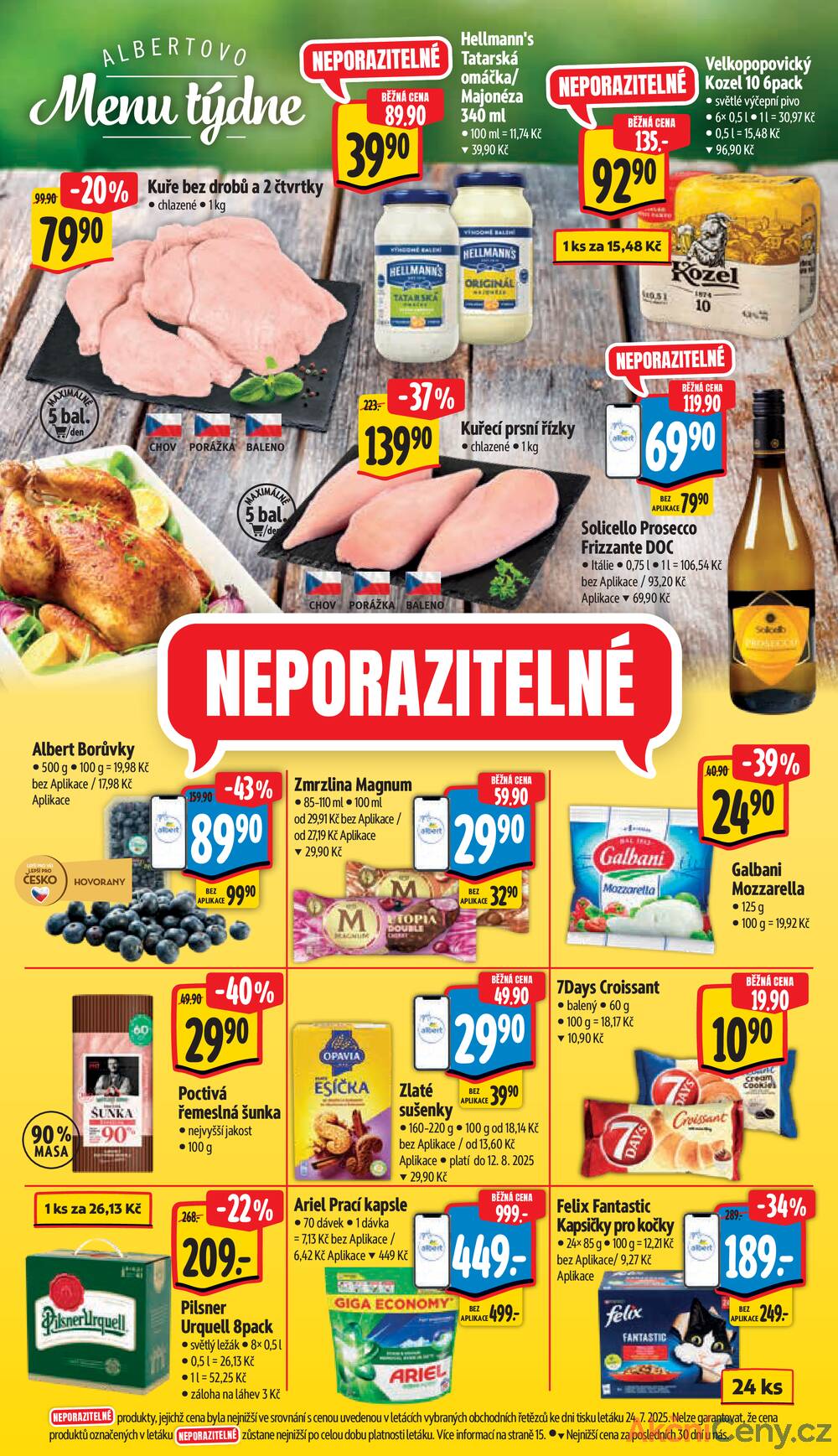 Leták Albert - Albert Supermarket Jihomoravský od 30.7. do 5.8.2025 - strana 43