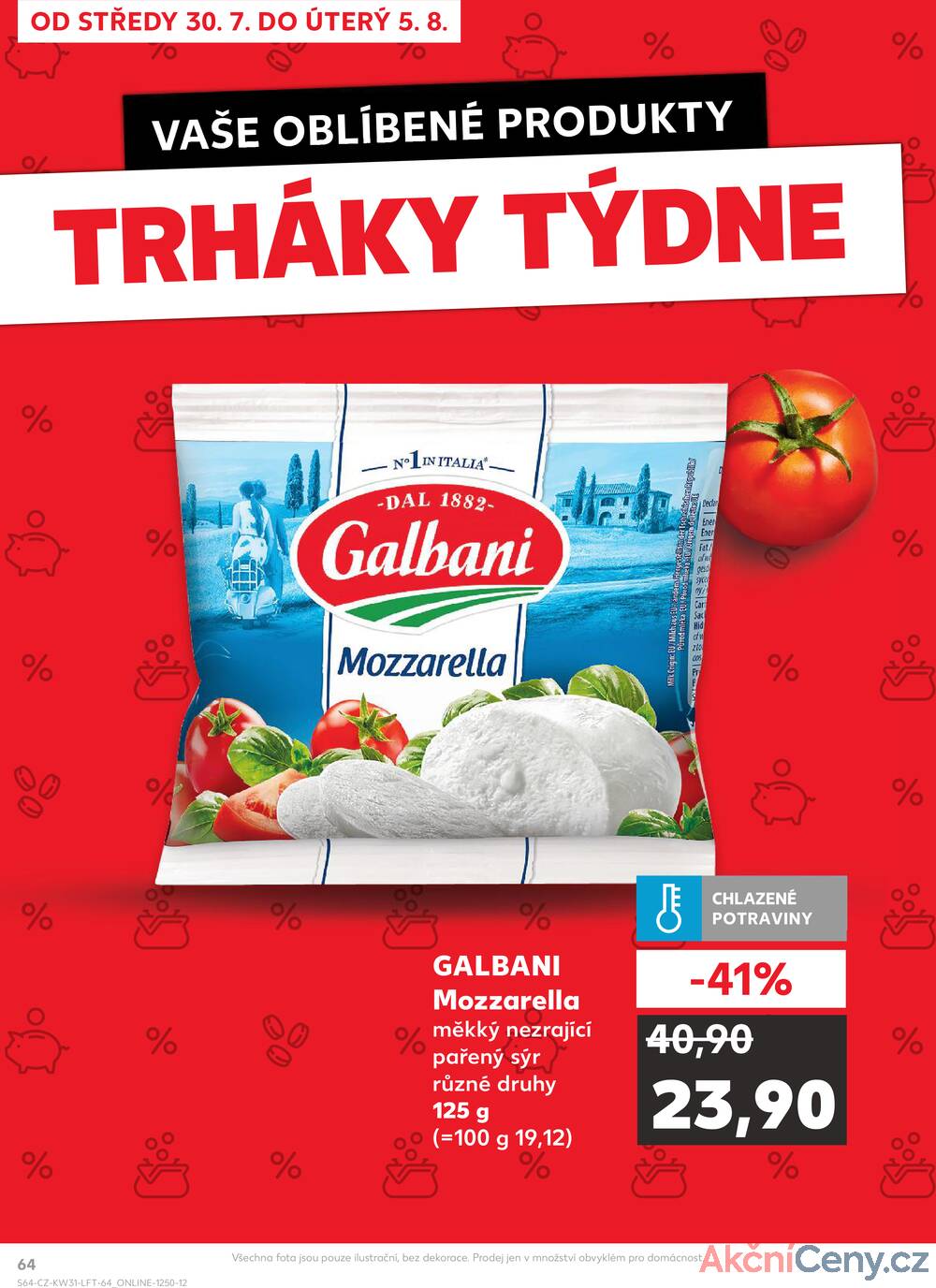 Leták Kaufland - Kaufland 30.7. - 5.8. - Kaufland - Plzeň (Sukova) - strana 64