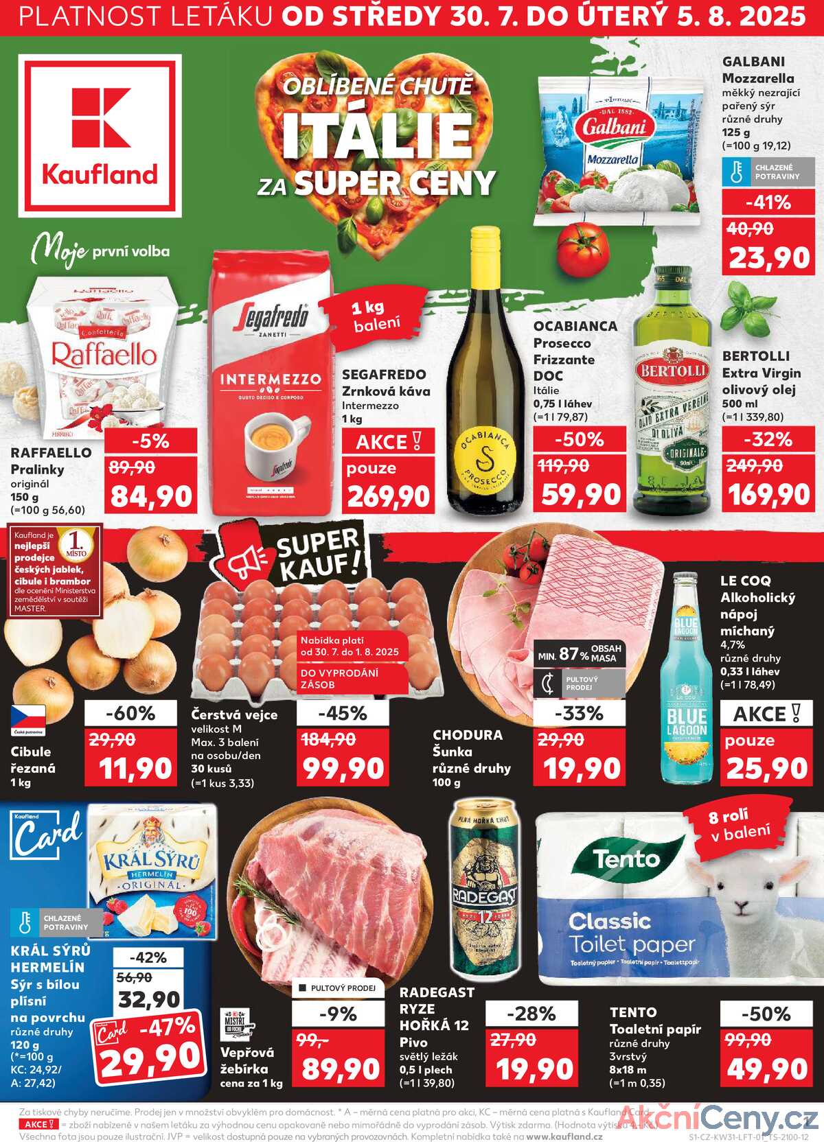 Kaufland 30.7. - 5.8. - Kaufland - Chomutov - centrum strana 1