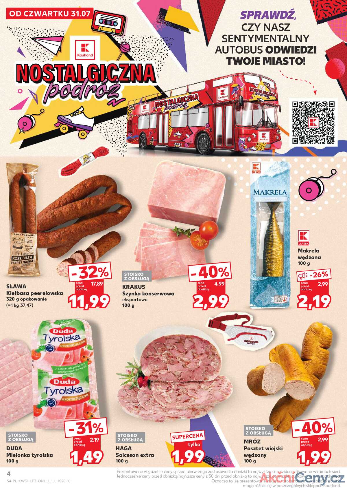 Leták Kaufland Polsko 31.7.-6.8.2025 - Noviny týdne strana 4
