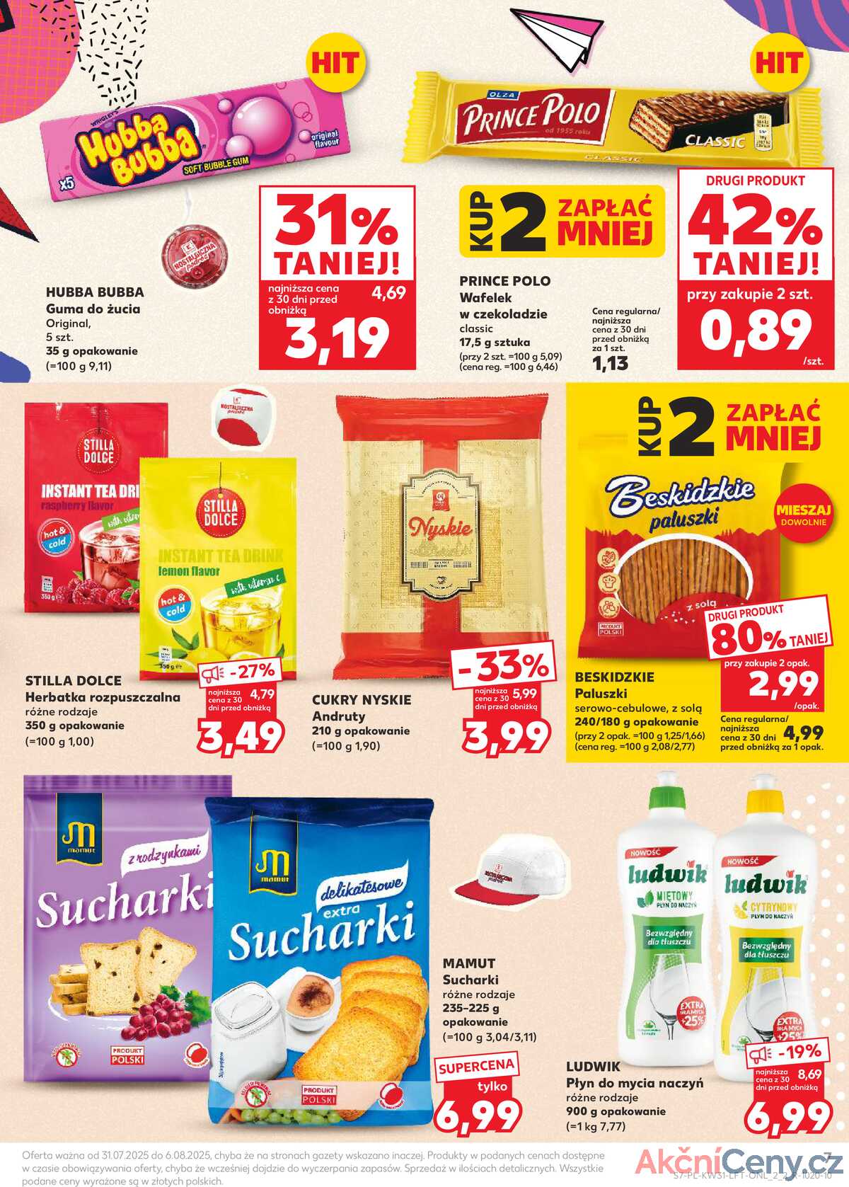 Leták Kaufland Polsko 31.7.-6.8.2025 - Noviny týdne strana 7